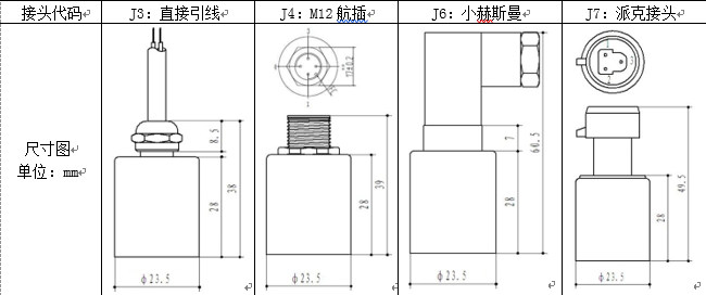 PCM320壓縮機(jī)專用壓力變送器接頭